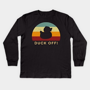 Duck Off Kids Long Sleeve T-Shirt